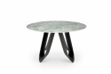 Eettafel \'Giovanni\' Rond 135cm - Groen/zwart