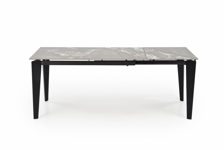 Eettafel \'Felix\' 141-201cm - Grijs/zwart in de groep Meubels / Tafels / Eettafel bij Reforma (2010001203766)