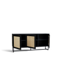 Sideboard \'Sailor\' - Zwart/Natuur