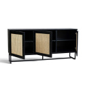 Sideboard \'Sailor\' - Zwart/Natuur