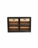 Dressoir \'Viva\'- Zwart/Natuur