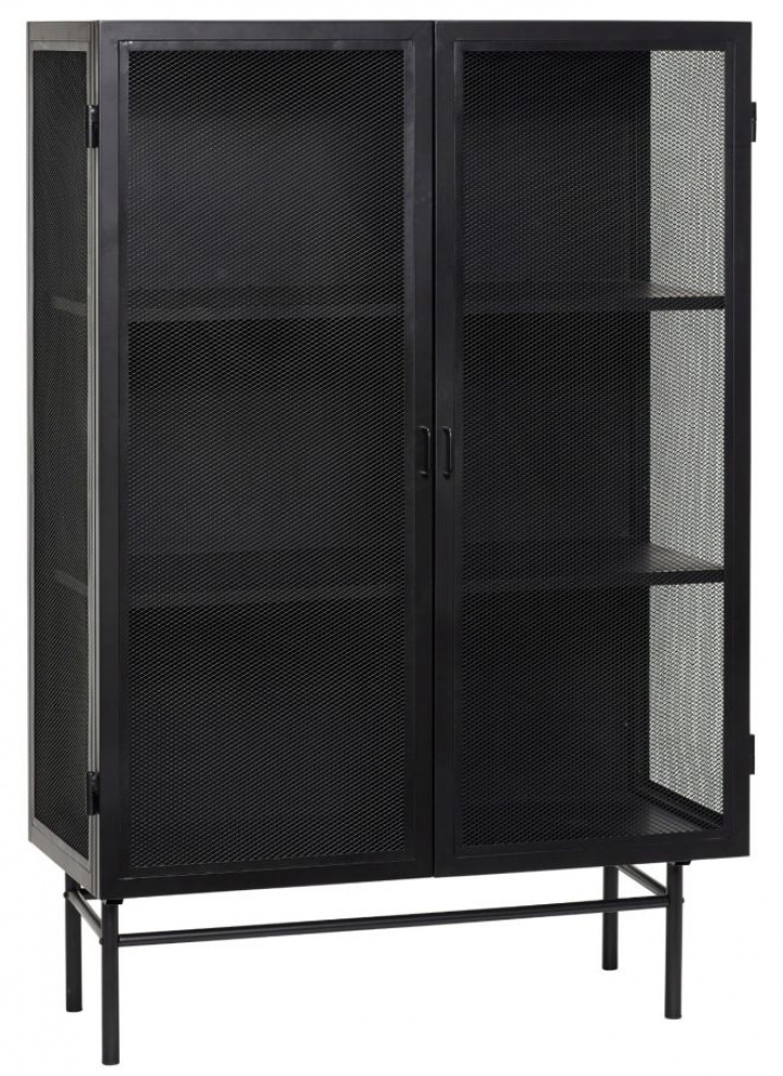 Wandplank \'Edge Double\' - Zwart in de groep Meubels / Planken & opslag / Kasten en dressoirs bij Reforma (20608)