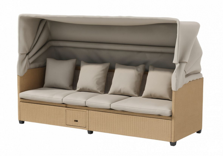 Tuinbank \'Solin\' - Beige in de groep Meubels / Tuinmeubelen / Buitenbanken bij Reforma (2067-222)