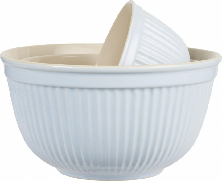 3-pack Komset \'Mynte\' - Lichtblauw in de groep Inrichting / Tafelen & Serveren / Schalen & Schalen bij Reforma (2074-21)