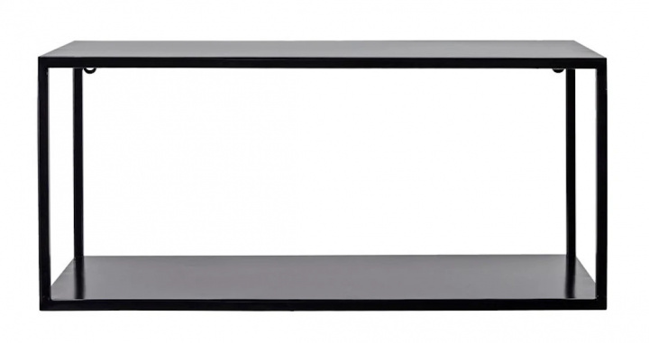 Plank \'Model\' 27cm - Zwart in de groep Meubels / Planken & opslag / Wandplanken bij Reforma (208580953)