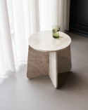 Bijzettafel \'Marb\' 48x40cm - Beige