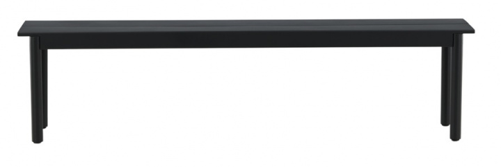 Bank \'Botkyrka\' - Zwart in de groep Meubels / Zitmeubels / Banken bij Reforma (2096-408)