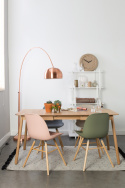 Tafel \'Glimpse\' 120-162x80cm - Eik