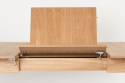 Tafel \'Glimpse\' 120-162x80cm - Eik