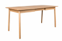 Tafel \'Glimpse\' 120-162x80cm - Eik