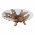Salontafel \'Amazonas\' - Natuur/Glas
