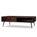 Salontafel \'Prime\' - Walnoot/Messing