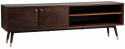 TV-meubel \'Prime\' - Walnoot/Messing