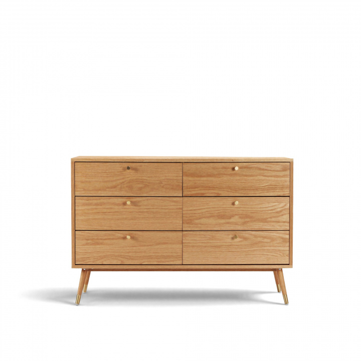 Lade \'Prime\' 6 lades - Eiken in de groep Meubels / Planken & opslag / Lades bij Reforma (2108-oak)