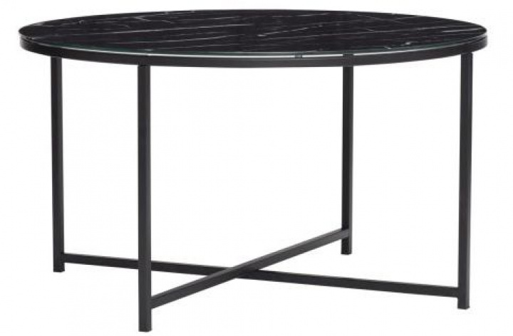Salontafel \'Norm\' - Zwart/Marmel/Glas in de groep Meubels / Tafels / Salontafels bij Reforma (21118)