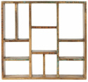 Wandplank \'Unique\' - Gerecycled Hout/Vintage