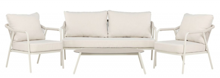 Loungeset \'Cada\' - Beige in de groep Meubels / Tuinmeubelen / Buiten groepen bij Reforma (2139-222)