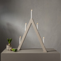 Adventskaarsenhouder \'Albo\' - Beige