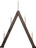 Adventskaarsenhouder \'Albo\' - Notenhout