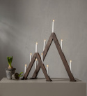 Adventskaarsenhouder \'Albo\' - Notenhout