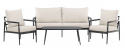 Loungeset \'Pozzallo\' - Zwart