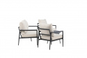 Loungeset \'Pozzallo\' - Zwart