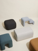 Poef \'Cube\' - Bruin