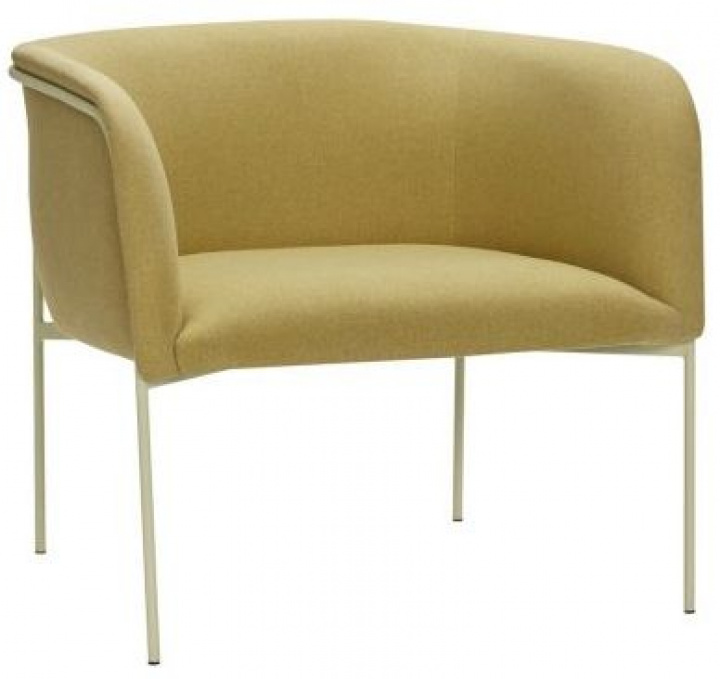 Loungestoel \'Haze\' - Geel in de groep Meubels / Zitmeubels / Fauteuils bij Reforma (21416)