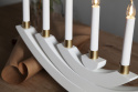 Adventskaarsenhouder \'Navida\' - Wit