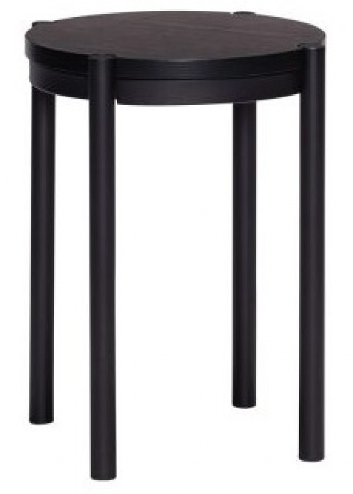Kruk \'Oto\' - Zwart in de groep Meubels / Zitmeubels / Houten krukken bij Reforma (21902)