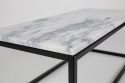 Salontafel \'Marble Power\' - Zwart/Marmel