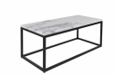 Salontafel \'Marble Power\' - Zwart/Marmel