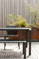 Tuin tafel \'Vondel\' - Zwart 168,5x87