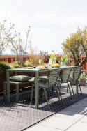 Tuin tafel \'Vondel\' 214x97cm - Groen
