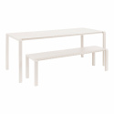 Tuin tafel \'Vondel\' 214x97cm - Wit