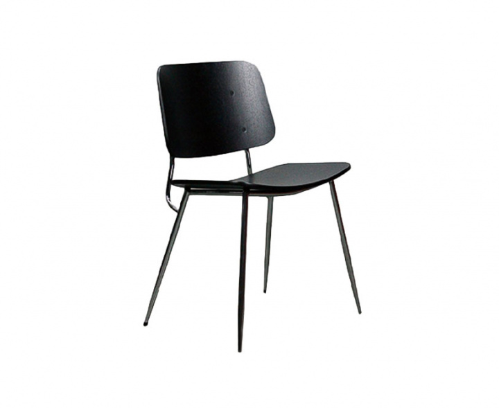 Stoel \'Gläntan\' - zwart in de groep Meubels / Zitmeubels / Stoelen bij Reforma (22002-svart)