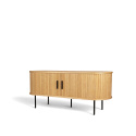 Tv-meubel \'Holmvik\' - Natuur/Zwart