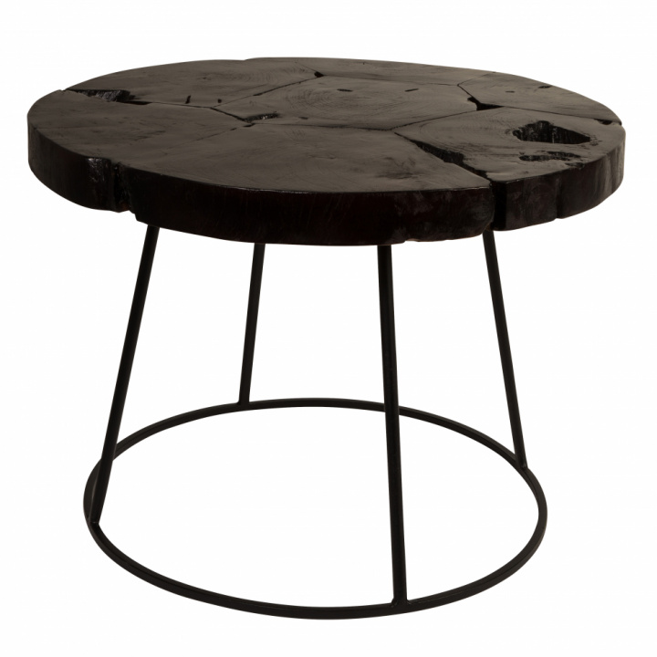 Bijzettafel \'Kraton\' - Zwart/Bruin in de groep Meubels / Tafels / Salontafels bij Reforma (2300044)