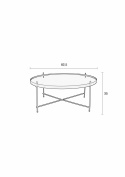 Salontafel \'Cupid\' - Zwart XL