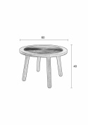 Bijzettafel \'Dendron\' L - Natuurlijk