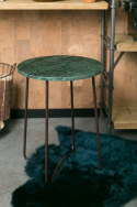 Bijzettafel \'Emerald\' - Zwart/Groen