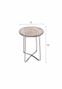 Bijzettafel \'Emerald\' - Zwart/Groen