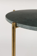 Bijzettafel \'Timpa\' - Groen marmer/Messing