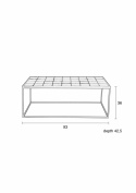 Salontafel \'Glazed\' - Zwart
