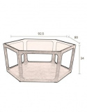 Salontafel \'Sita\' - Bruin