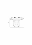 Salontafel \'Shiny Bomb\' - Zwart