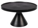 Salontafel/Bijzettafel \'Floss\' Rond 60cm - Zwart