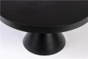 Salontafel/Bijzettafel \'Floss\' Rond 60cm - Zwart