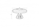 Salontafel/Bijzettafel \'Floss\' Rond 60cm - Zwart