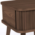Bijzettafel/Slaapkamertafel \'Barbier\' - Walnoot